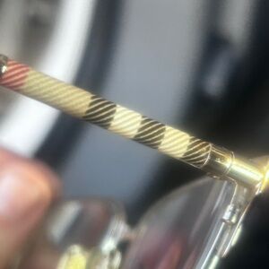 Burberry Plaid Patterned Glasses